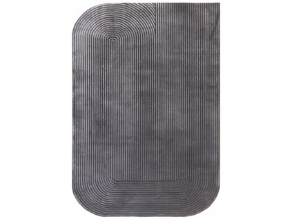 Kusový koberec Zoom Shape Black Charcoal