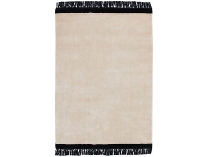 Moderní kusový koberec Challenger Cream Black