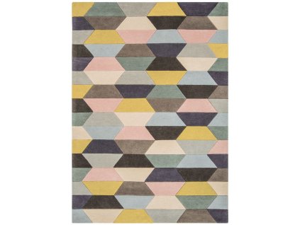 Moderní kusový koberec Mode Honeycomb Pastel