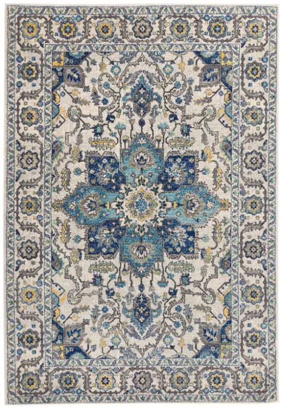 Barevný koberec Dinamo Oriental Blue Rozměry: 120x170 cm