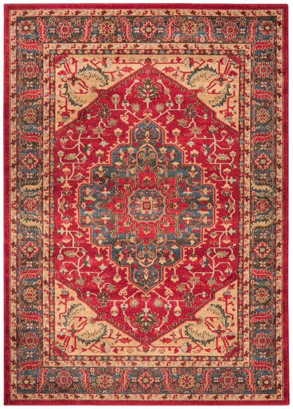 Červený koberec Byrne 08 Rozměry: 200x300 cm