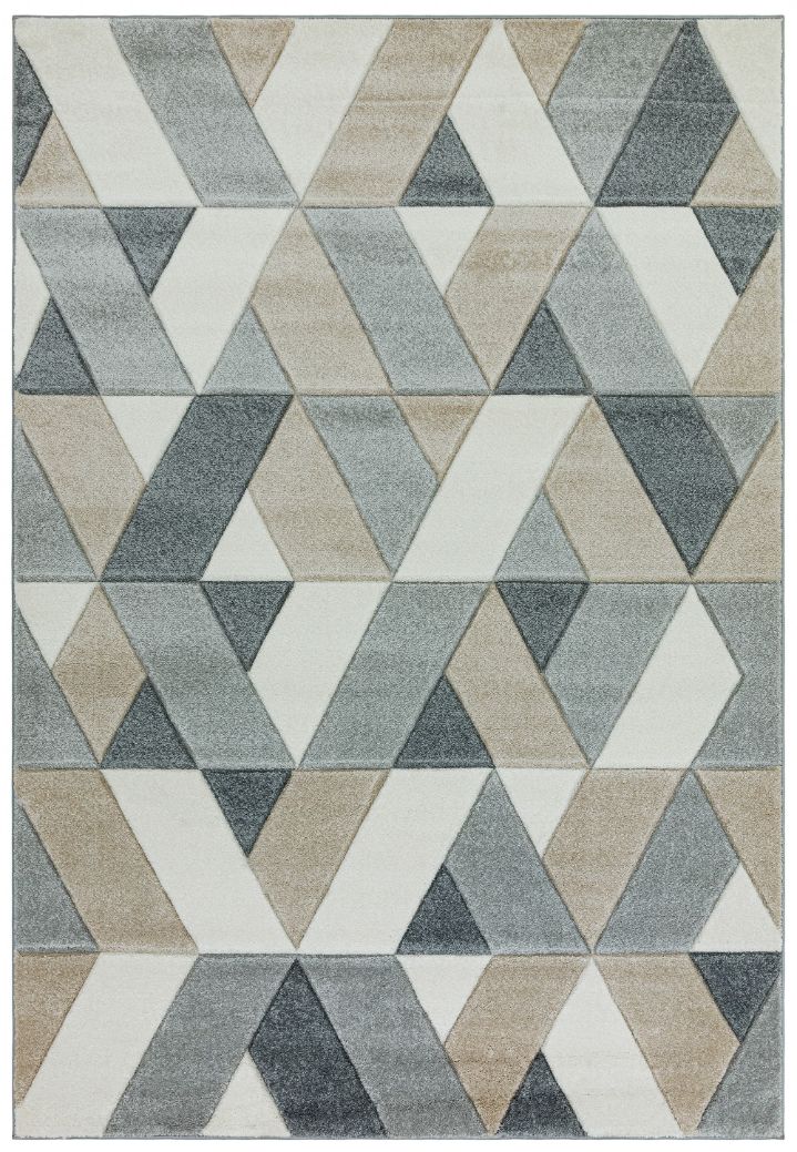 Šedý koberec Furla Rhombus Grey Rozměry: 200x290 cm