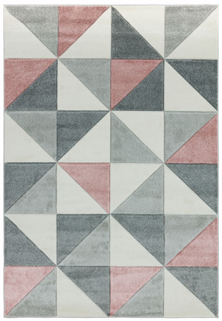 Růžový koberec Furla Cubic Pink Rozměry: 120x170 cm