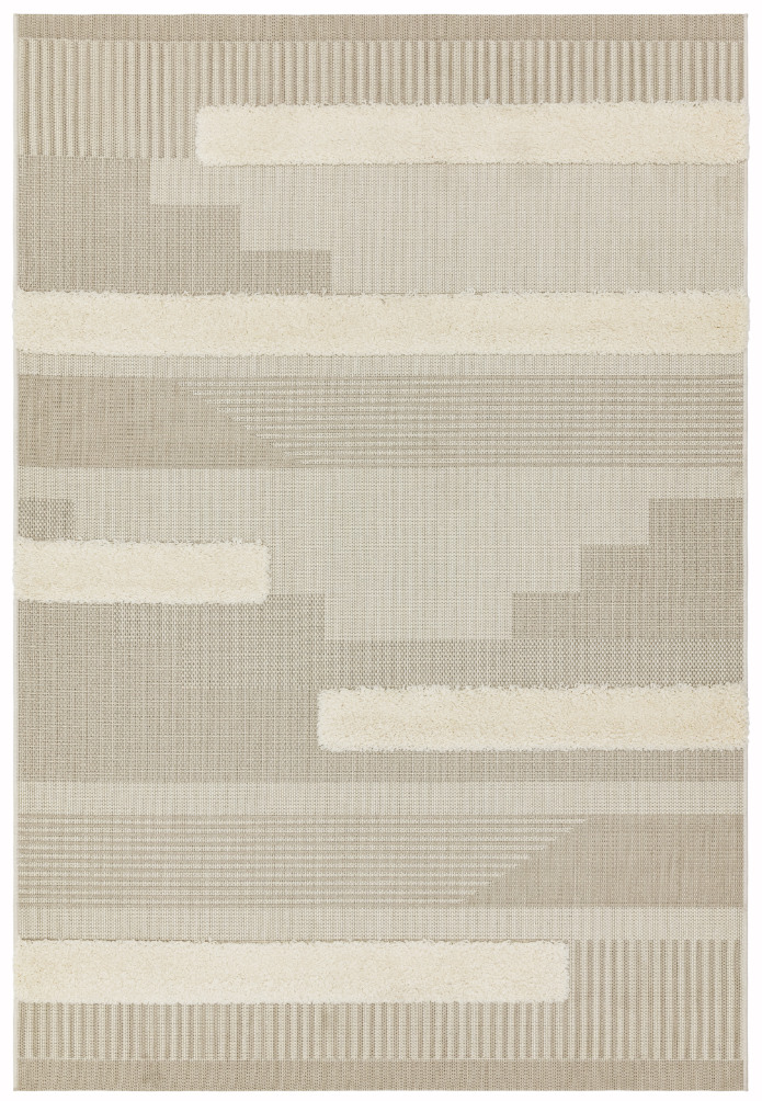 Kusový koberec Mola Natural/Cream Geometric Rozměry: 200x290 cm