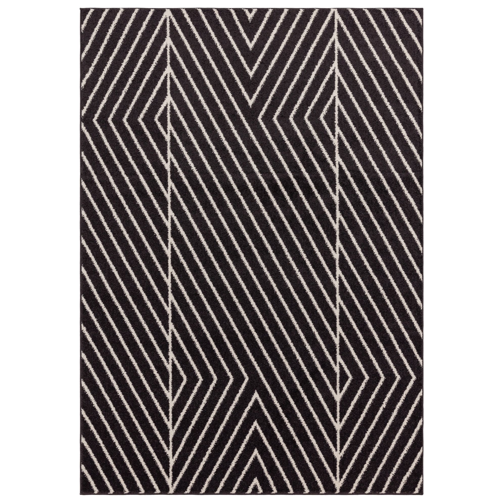 Kusový koberec Jars Black Linear Rozměry: 120x170 cm