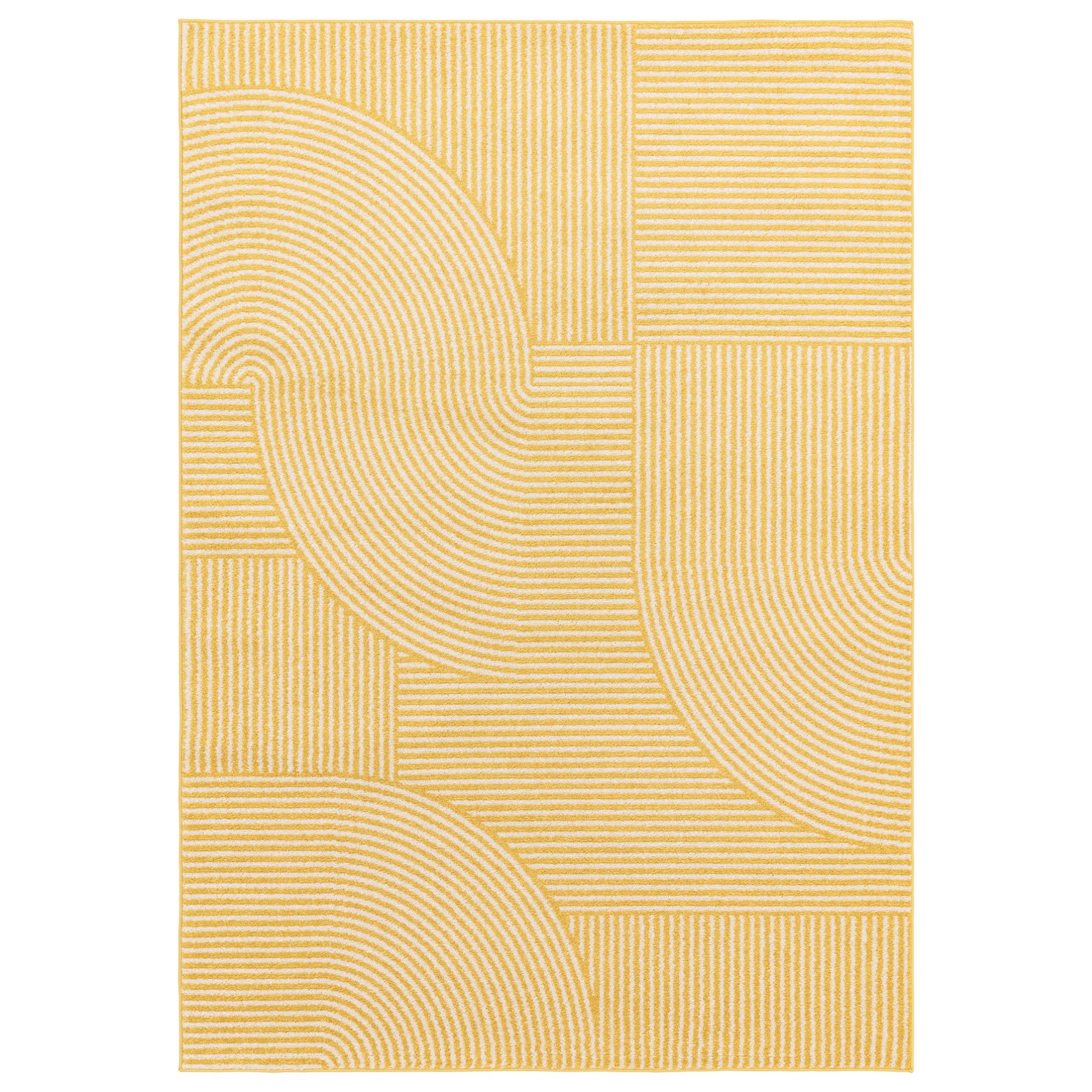 Kusový koberec Jars Yellow Geometric Rozměry: 120x170 cm