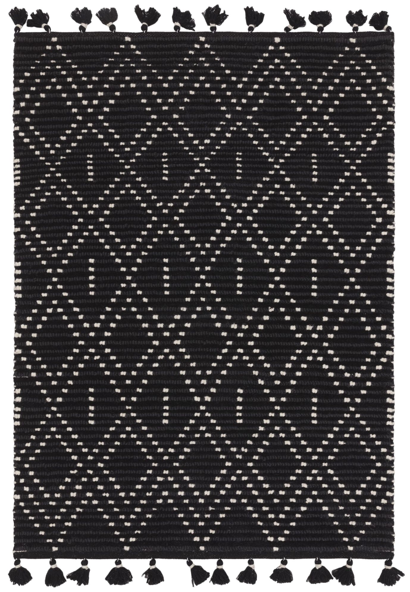 Kusový koberec Livan Black Cream Diamond Rozměry: 200x290 cm