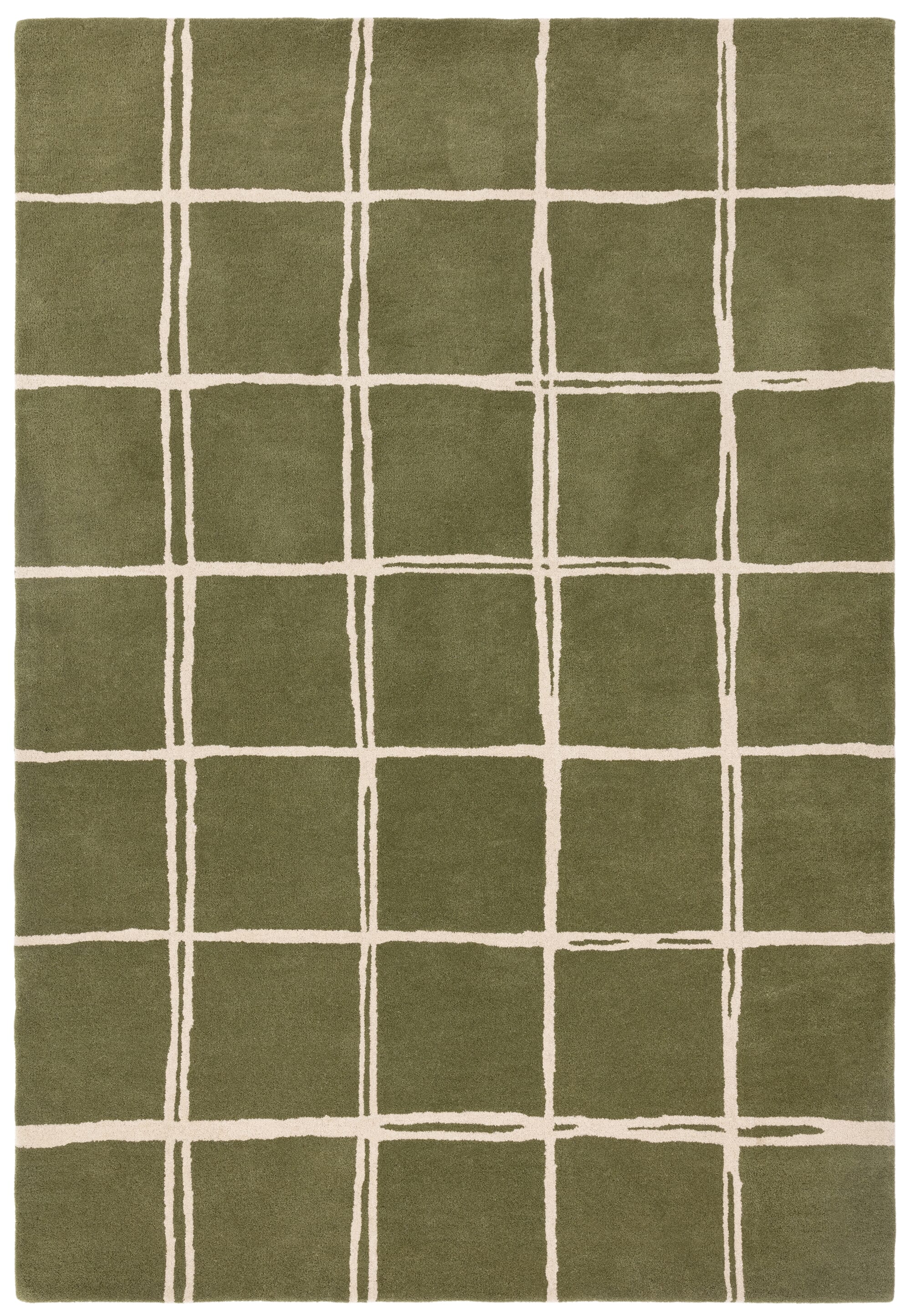 Kusový koberec Swans Grid Olive Rozměry: 200x290 cm