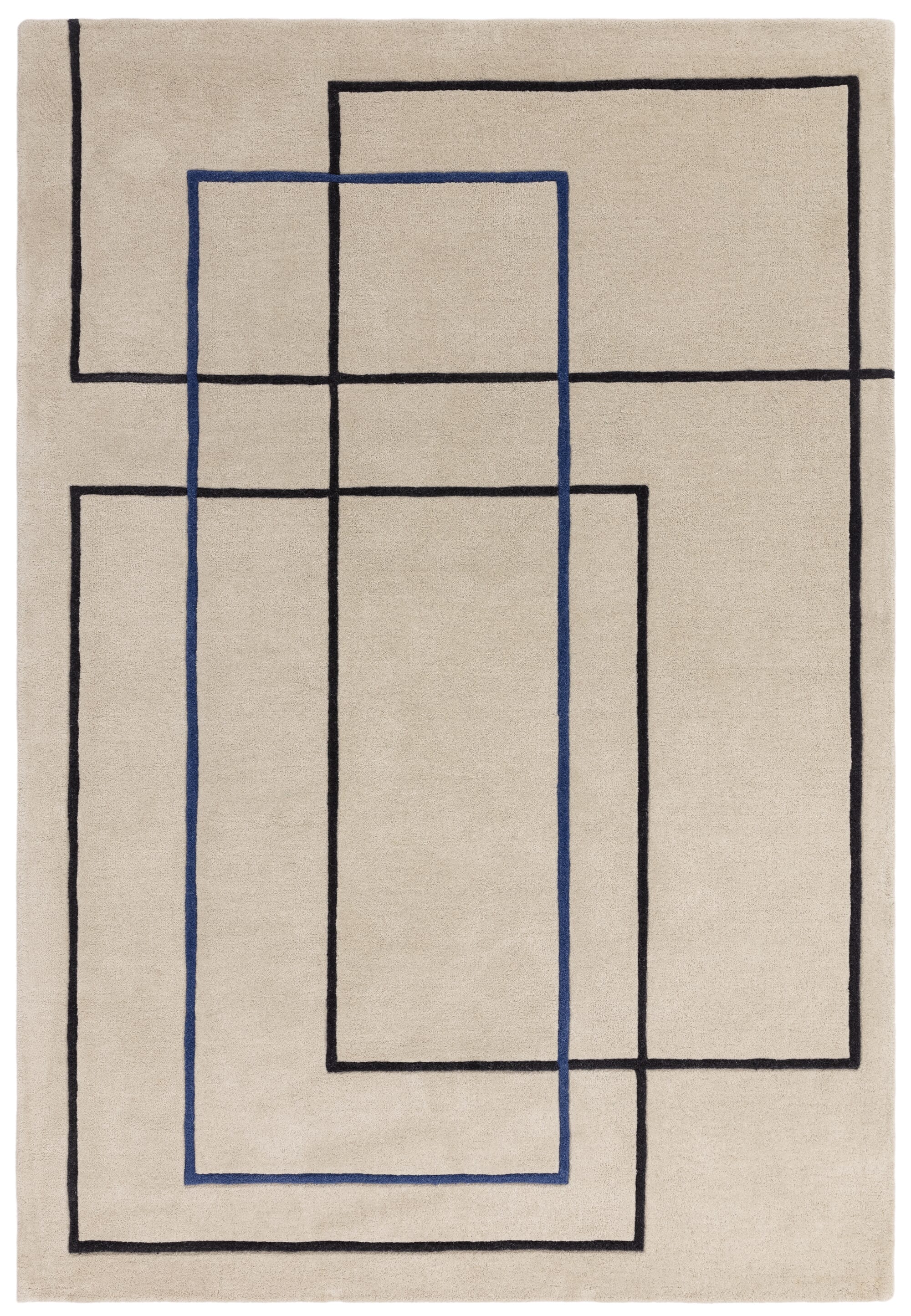 Kusový koberec Jigsaw Outline Blue Rozměry: 200x290 cm