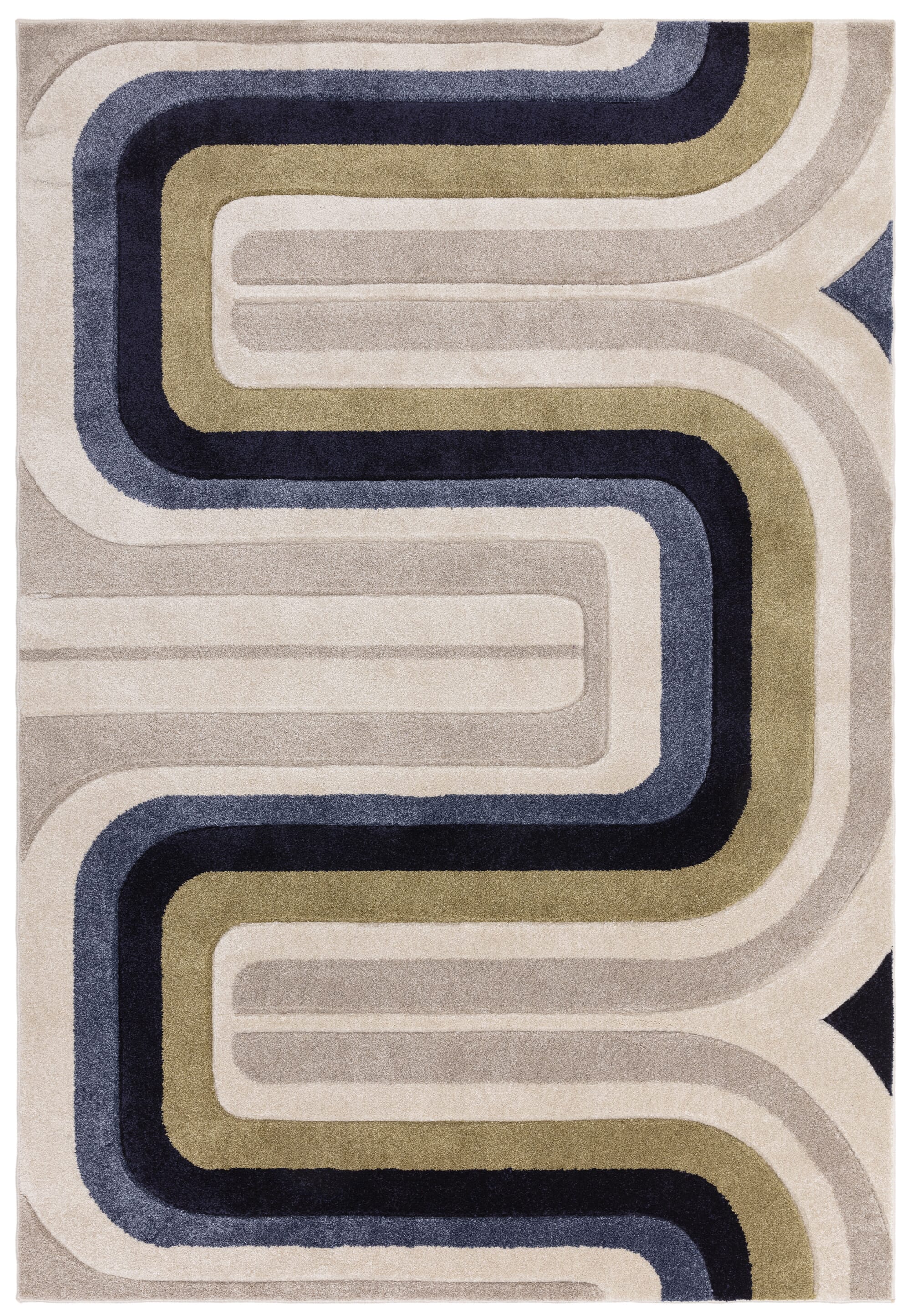 Kusový koberec Furla Contour Blue Rozměry: 200x290 cm