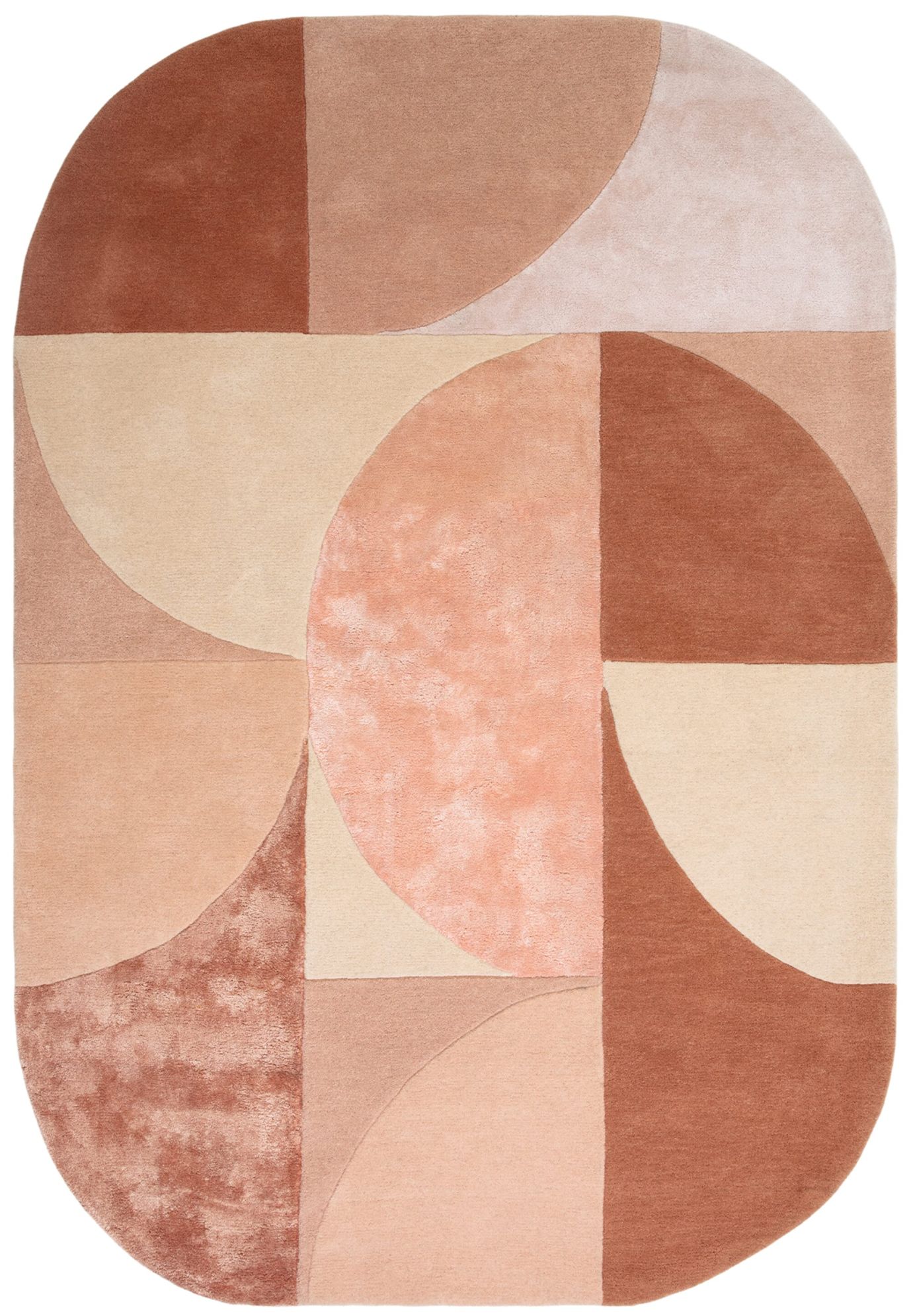 Kusový koberec Blondie Oval Earth Rozměry: 200x300 cm