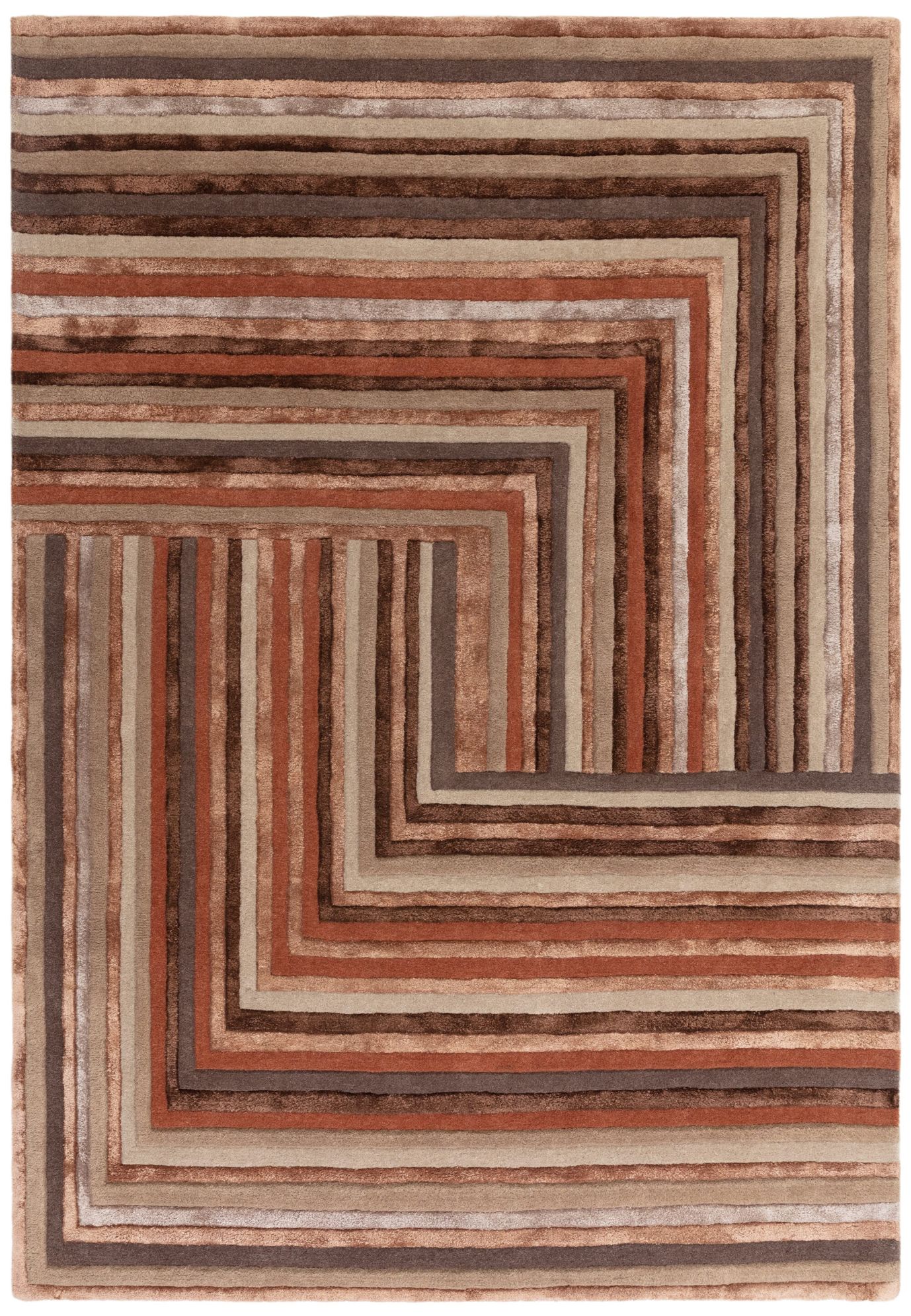 Kusový koberec Blondie Network Terracotta Rozměry: 200x300 cm