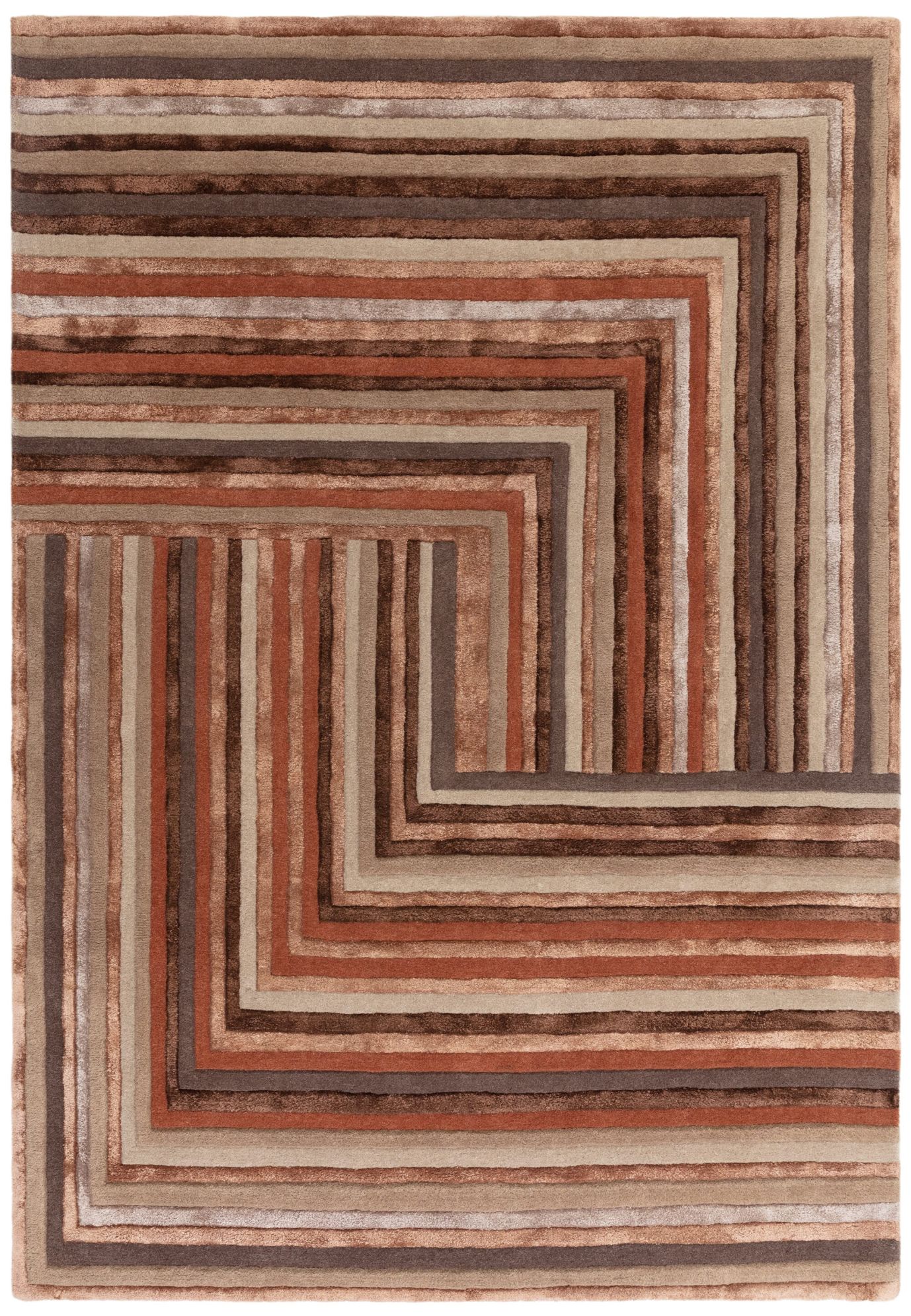 Kusový koberec Blondie Network Terracotta Rozměry: 160x230 cm