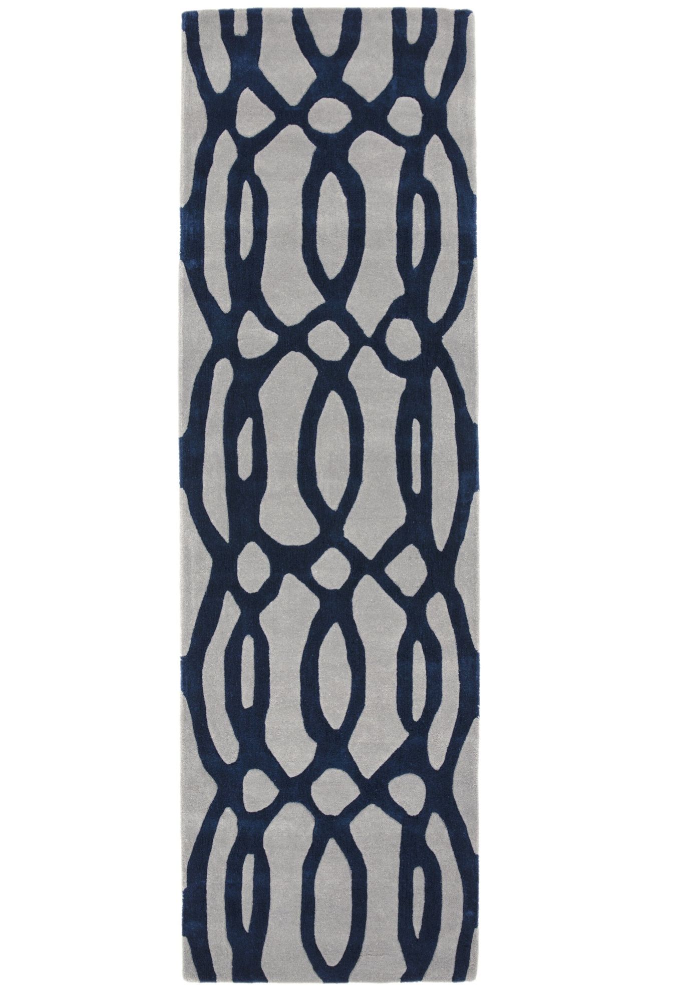 Kusový koberec Blondie Wire Blue - běhoun Rozměry: 70x240 cm
