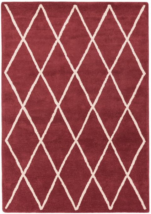 Červený koberec Swans Diamond Berry Rozměry: 120x170 cm