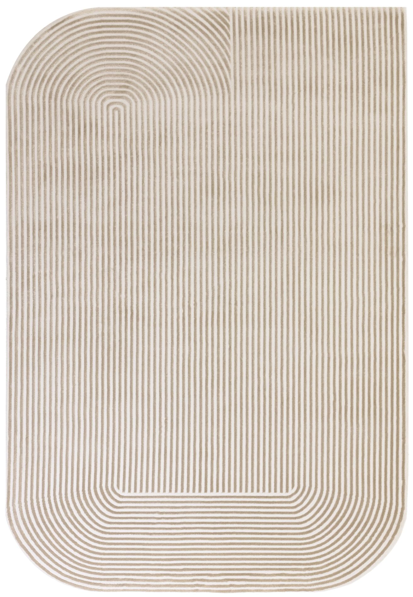 Kusový koberec Zoom Shape Gold Cream Rozměry: 200x290 cm