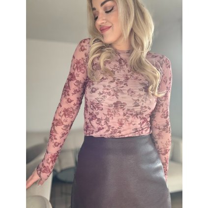 Dámsky transparentný top BALANCIA