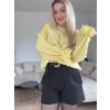 Dámsky pletený pulover TAMARA žltý