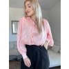 Dámska plisovaná lososová blúzka ULLA