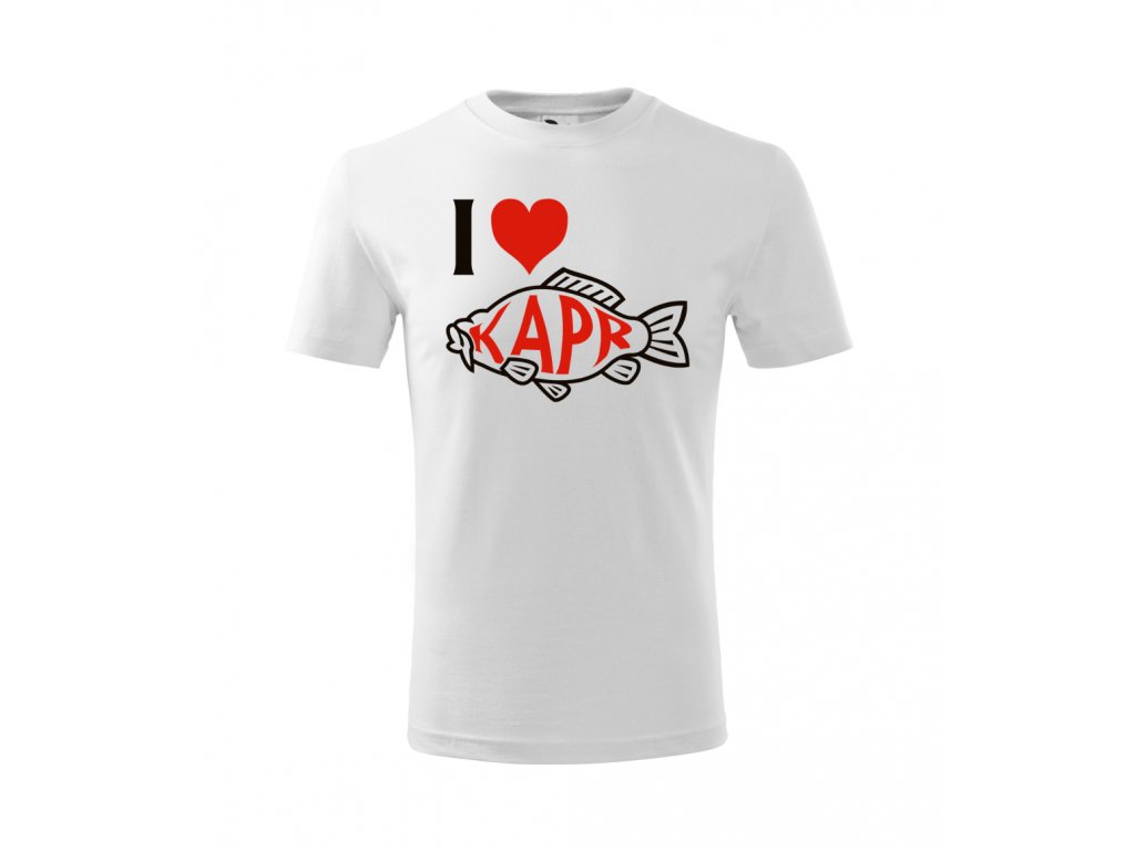Dětské tričko s potiskem - I LOVE KAPR