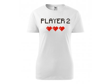 Player 2 - Dámské tričko s potiskem