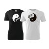 Trička pro páry s potiskem - Yin a Yang
