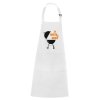 Zástěra s potiskem - Mistr grilu - Bílá