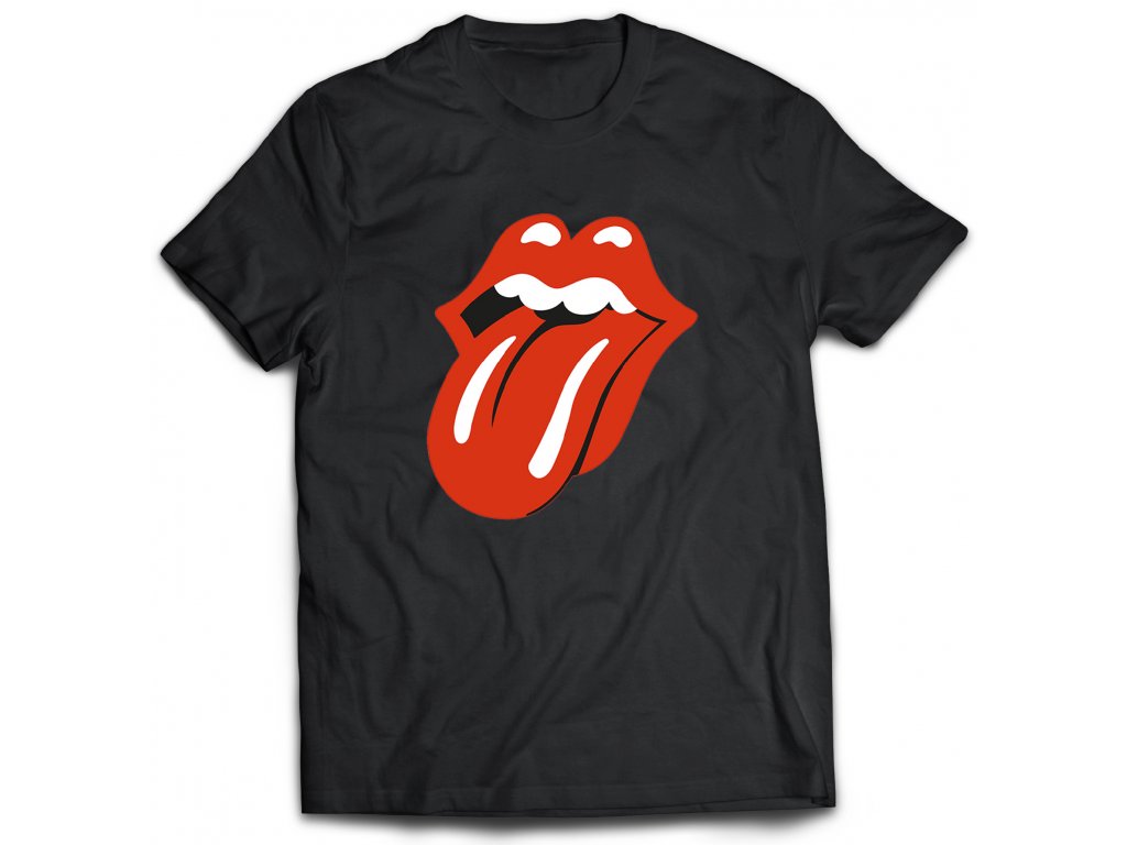 Pánske tričko The Rolling Stones Logo Farba: Biela, Veľkosť: S