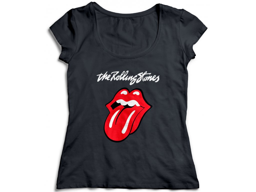 Dámske tričko The Rolling Stones Farba: Biela, Veľkosť: S