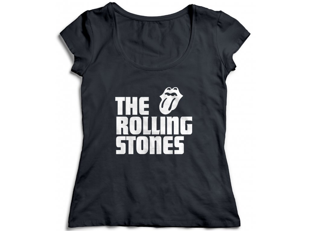 Dámske tričko The Rolling Stones Band Farba: Biela, Veľkosť: S