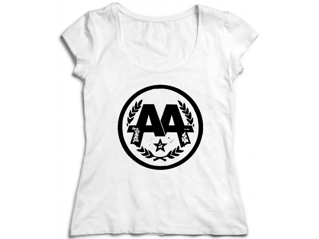 Dámske tričko Asking Alexandria Logo Farba: Biela, Veľkosť: XXL