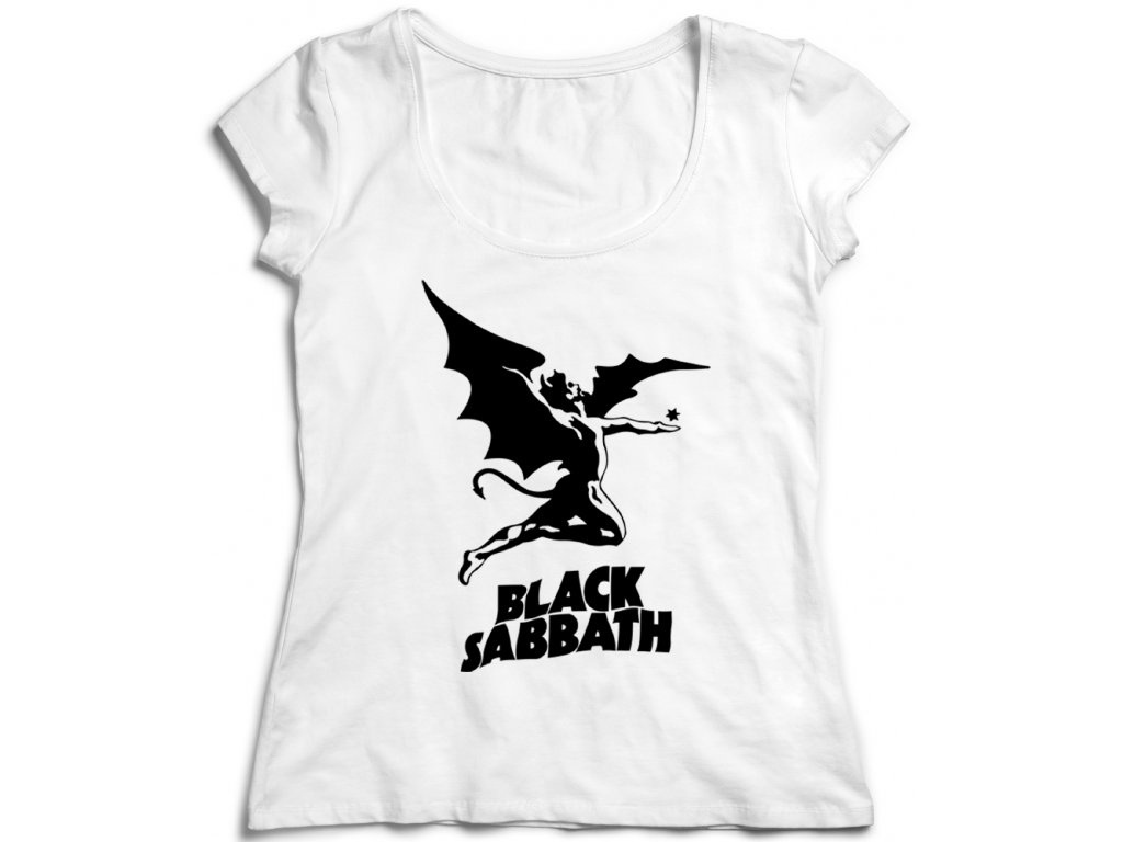 Dámske tričko Black Sabbath Archangel Farba: Biela, Veľkosť: M