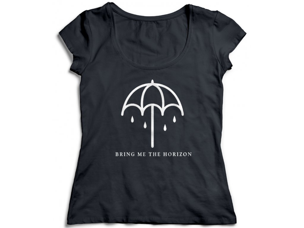 Dámske tričko Bring Me The Horizon Logo Farba: Biela, Veľkosť: M