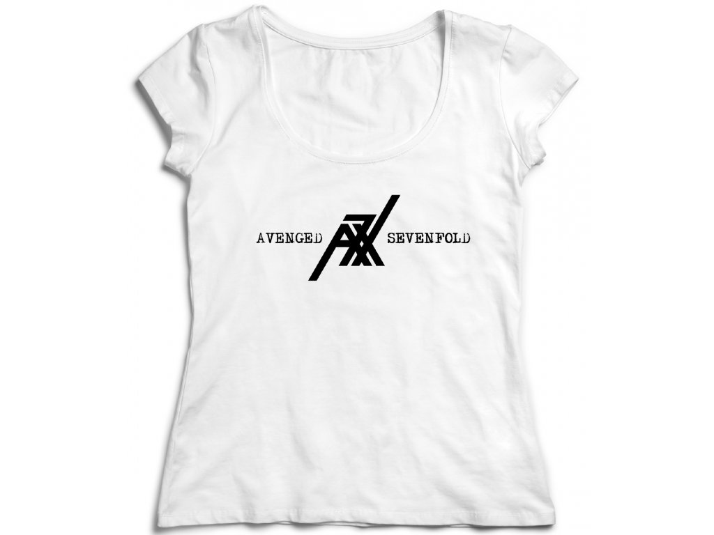 Dámske tričko Avenged Sevenfold AX7 Farba: Biela, Veľkosť: L