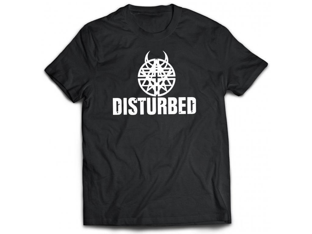 Pánske tričko Disturbed Farba: Biela, Veľkosť: S