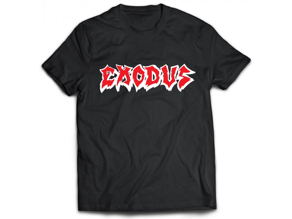 Pánske tričko Exodus Logo Farba: Biela, Veľkosť: L