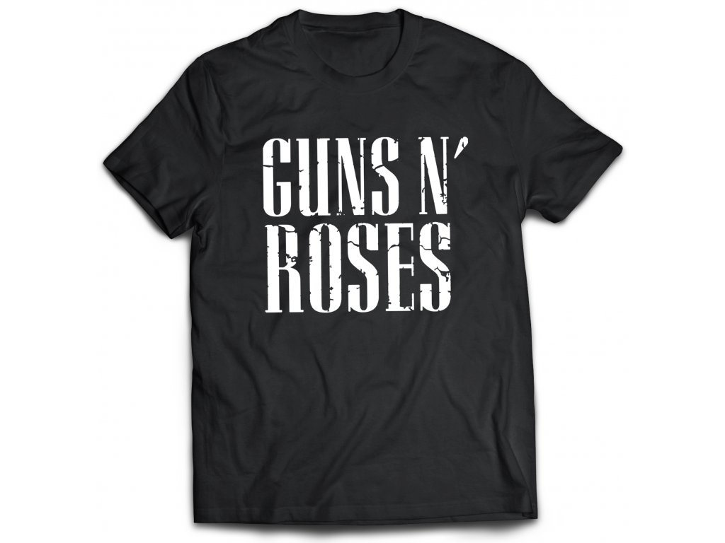 Pánske tričko Guns N' Roses Big Guns Farba: Biela, Veľkosť: S