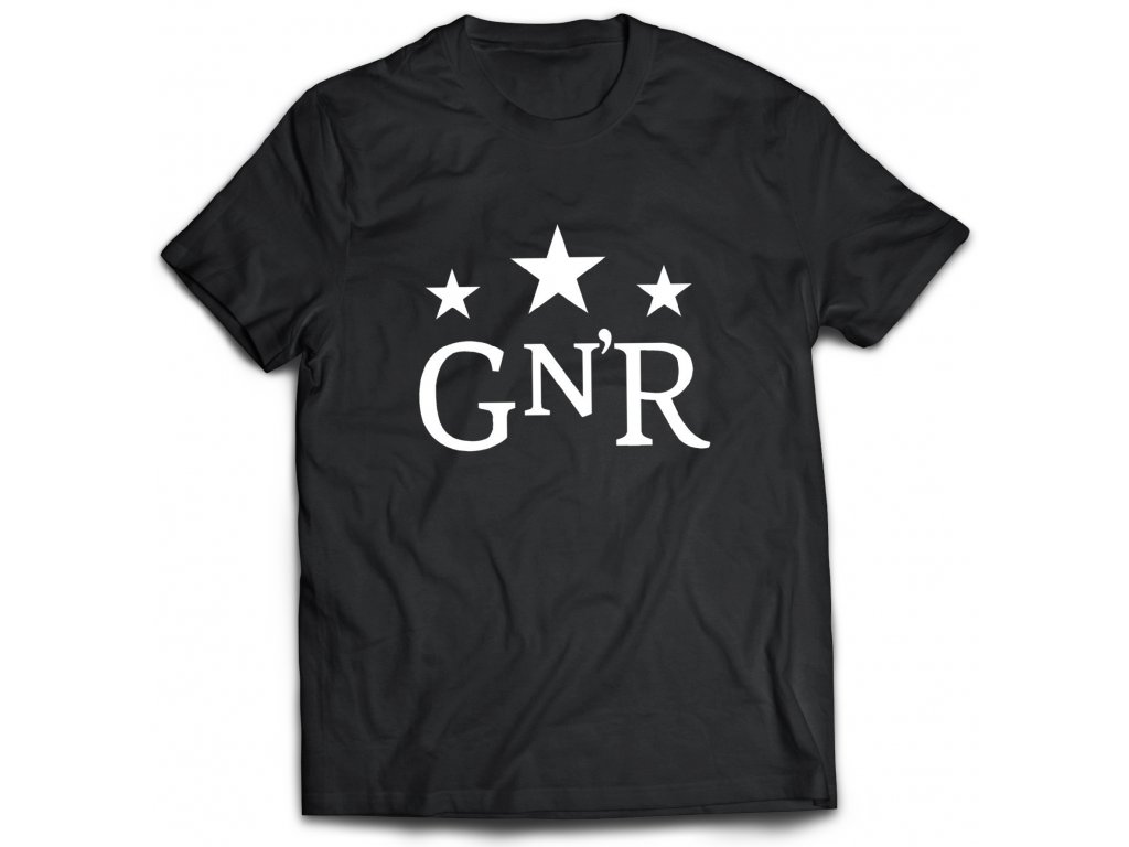 Pánske tričko Guns N' Roses Star Farba: Biela, Veľkosť: S