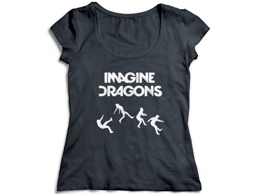Dámske tričko Imagine Dragons Logo Farba: Biela, Veľkosť: XXL