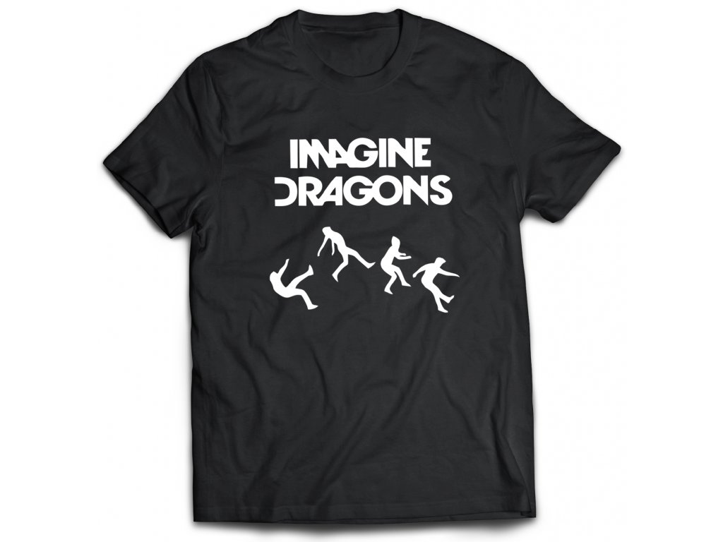 Pánske tričko Imagine Dragons Logo Farba: Biela, Veľkosť: XXL