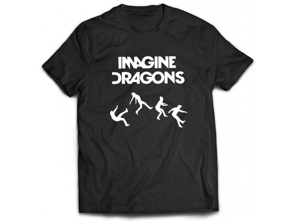 Pánske tričko Imagine Dragons Logo Farba: Biela, Veľkosť: M