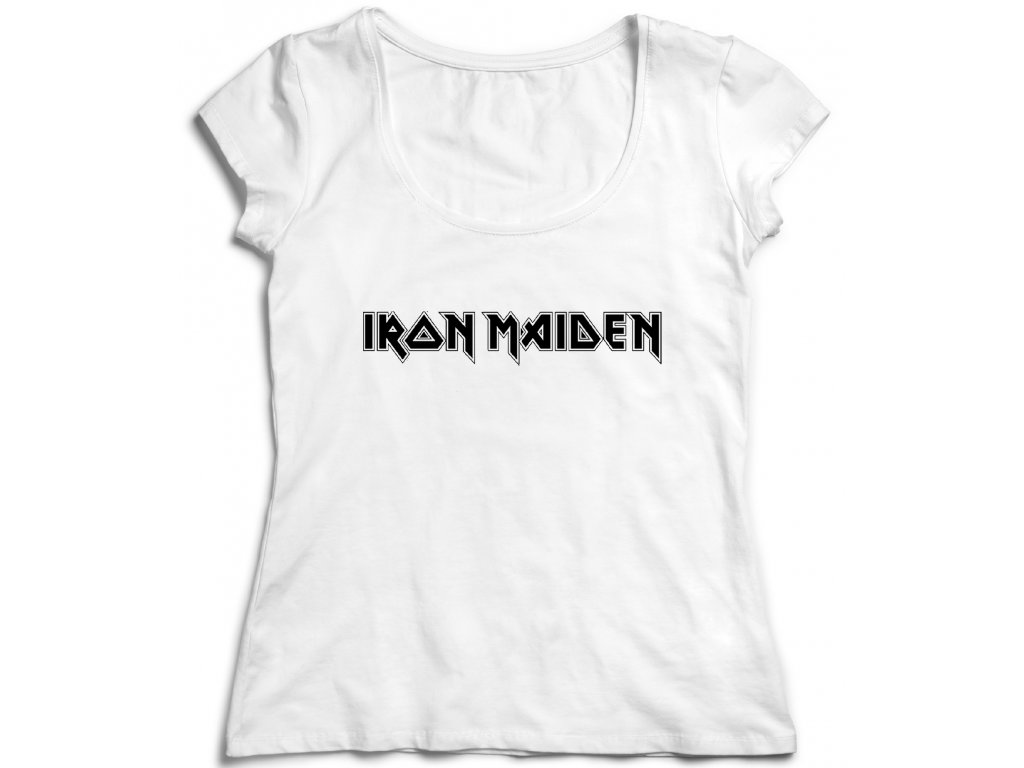 Dámske tričko Iron Maiden Farba: Biela, Veľkosť: M