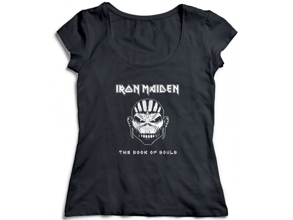 Dámske tričko Iron Maiden The Book Of Souls Farba: Biela, Veľkosť: M