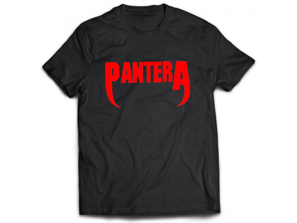 Pánske tričko Pantera Logo Farba: Biela, Veľkosť: L