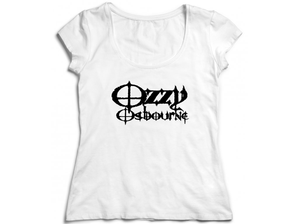 Dámske tričko Ozzy Osbourne Logo Farba: Biela, Veľkosť: XXL