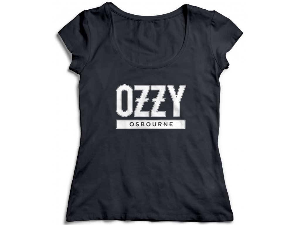 Dámske tričko Ozzy Osbourne Logo Music Farba: Biela, Veľkosť: L