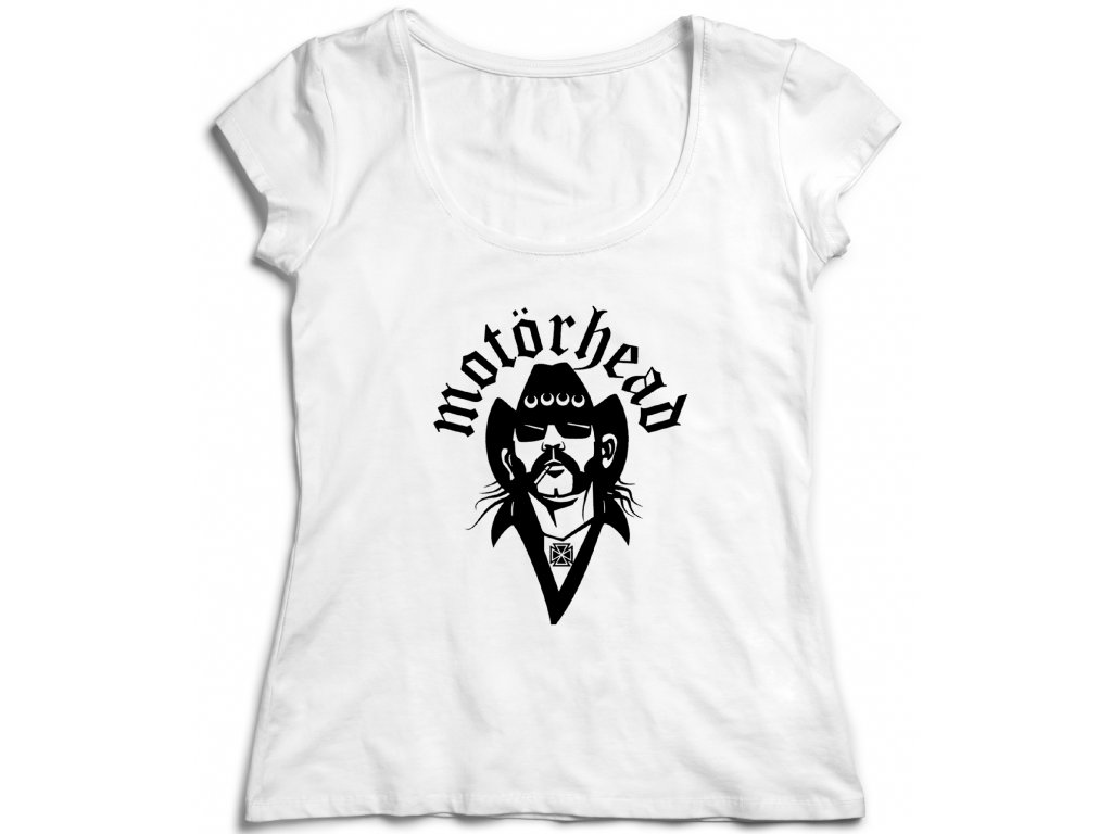 Dámske tričko Lemmy Motörhead Farba: Biela, Veľkosť: XL