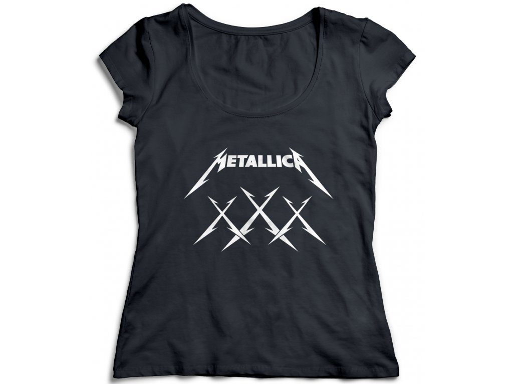 Dámske tričko Metallica Logo Farba: Biela, Veľkosť: M