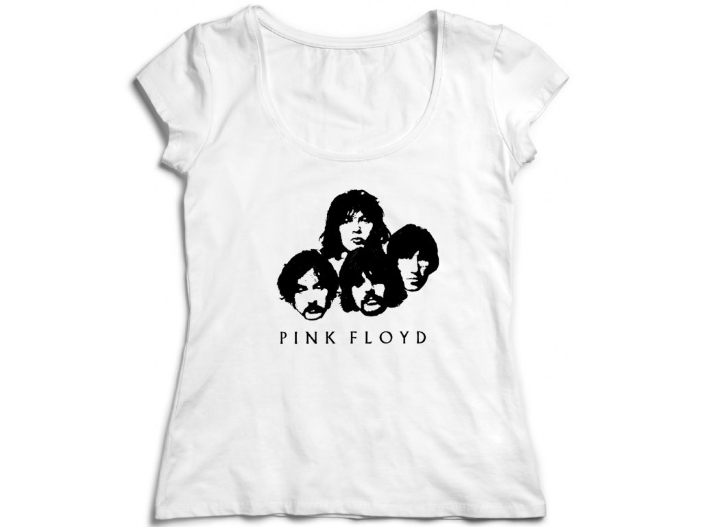 Dámske tričko Pink Floyd Face Farba: Biela, Veľkosť: S