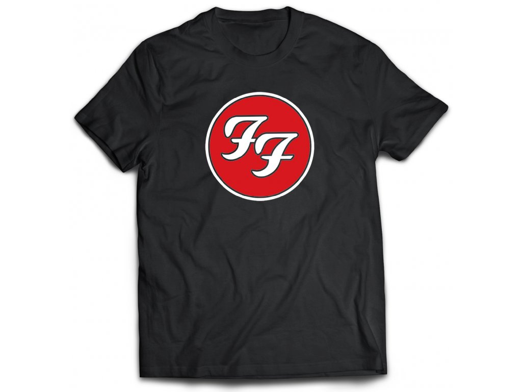 Pánske tričko Foo Fighters Logo Farba: Biela, Veľkosť: XXXL